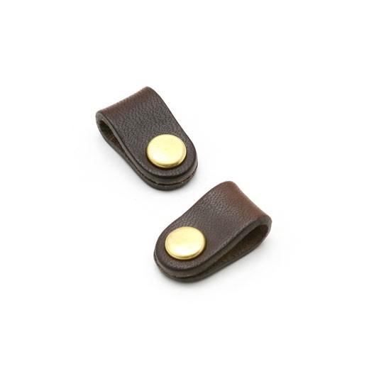 DURAM ドゥラム レザー 革 コードホルダーS 14011 イヤホンコードホルダー コードリール イヤホンクリップ 収納 結束バンド ケーブルバンド 革 レザー 日本製 | HIGHTIDE | 08