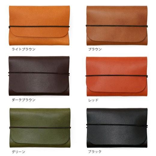 名刺入れ メンズ レディース DURAM ドゥラム ラバーバンドカードケース 14019 本革 レザー | HIGHTIDE | 13