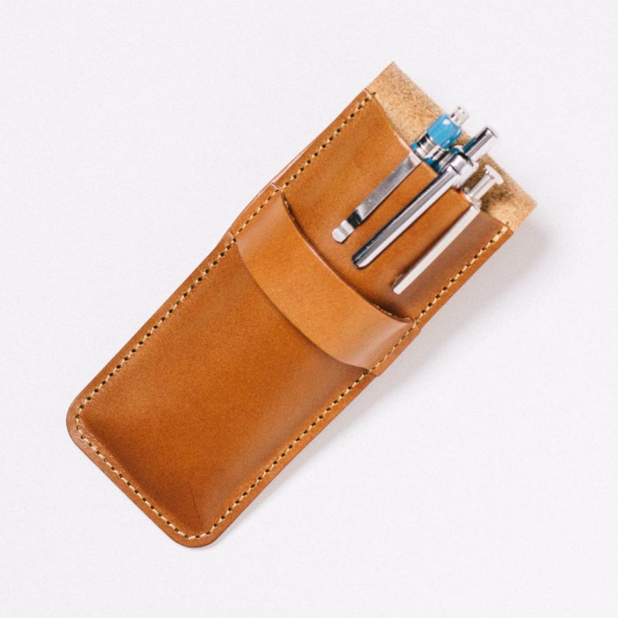 ペンケース DURAM ドゥラム フラップペンケース 15013 本革 レザー 日本製 シンプル | DURAM FACTORY | 12