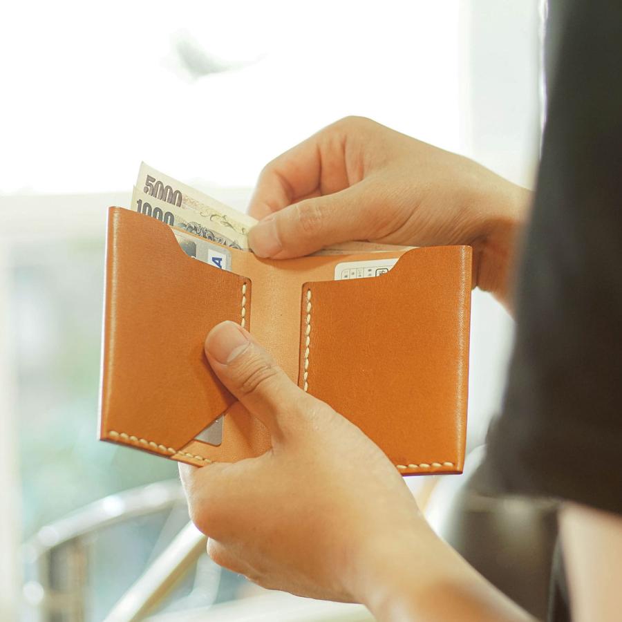 財布 二つ折り Duram ドゥラム スティコ ウォレット 14026 メンズ レディース 革 本革 レザー カードケース 薄い スリム シンプル | DURAM FACTORY