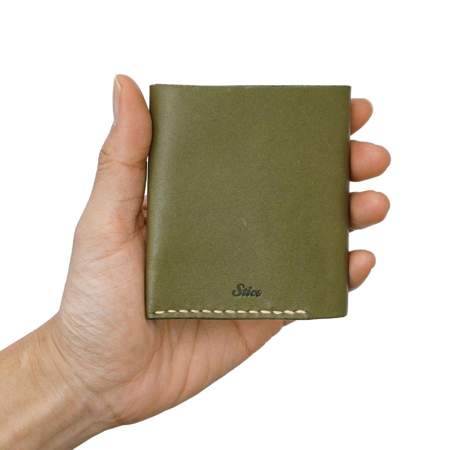 財布 二つ折り Duram ドゥラム スティコ ウォレット 14026 メンズ レディース 革 本革 レザー カードケース 薄い スリム シンプル | DURAM FACTORY | 09