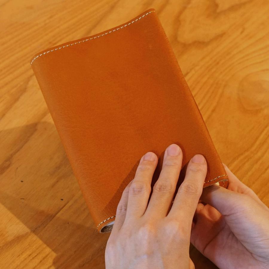 文庫本ブックカバー Duram ドゥラム 14009 革 本革 レザー 文庫サイズ 調節 調整 手帳カバー 日本製 おしゃれ ギフト プレゼント | DURAM FACTORY | 22