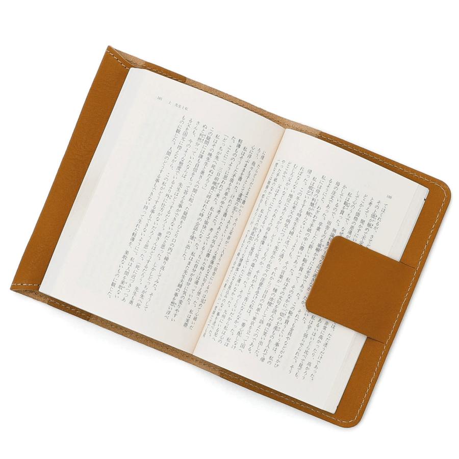 文庫本ブックカバー Duram ドゥラム 14009 革 本革 レザー 文庫サイズ 調節 調整 手帳カバー 日本製 おしゃれ ギフト プレゼント | DURAM FACTORY | 08