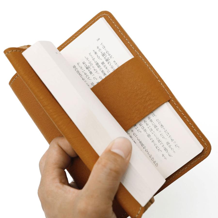 文庫本ブックカバー Duram ドゥラム 14009 革 本革 レザー 文庫サイズ 調節 調整 手帳カバー 日本製 おしゃれ ギフト プレゼント | DURAM FACTORY | 10