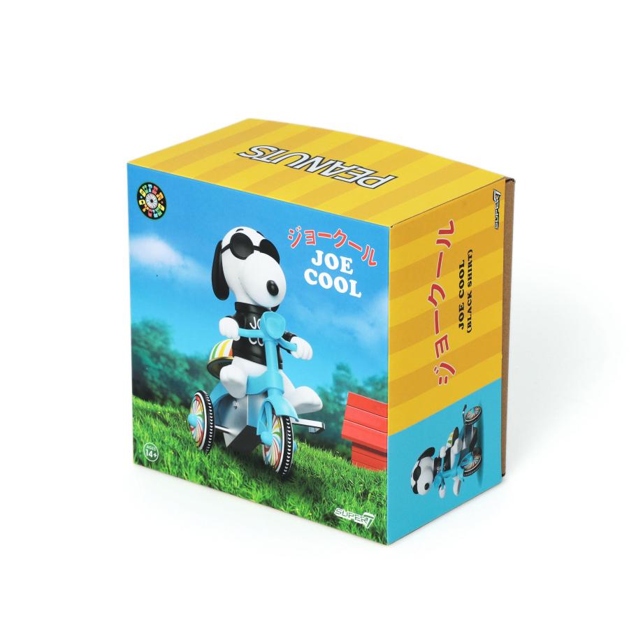 スヌーピー スーパー7セット SNOOPY（スヌーピー） Super7 Peanuts Super Cycles - Joe Cool (Black