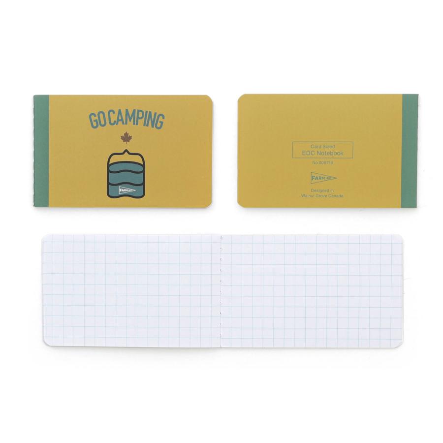 ノート 方眼 メモ帳 FARM HUT EDC ノートブック （Every day carry