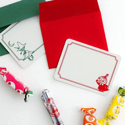 メッセージカード ミニ ムーミン MOOMIN ミニメッセージカード かわいい おしゃれ ギフト プレゼント | HIGHTIDE | 08