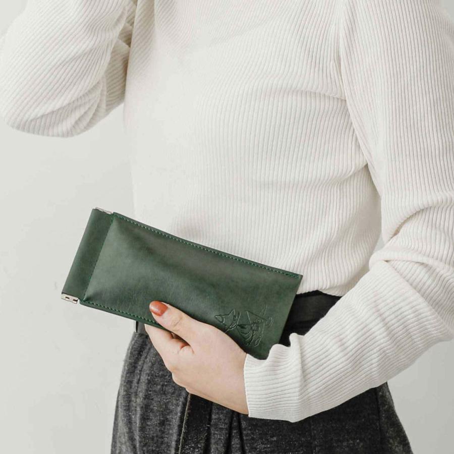 メガネケース ムーミン MOOMIN フラットスプリングポーチ L ペンケース 眼鏡ケース メイクポーチ 化粧ポーチ リップ ミイ ムーミングッズ ギフト 旅行 トラベル | MOOMIN | 04