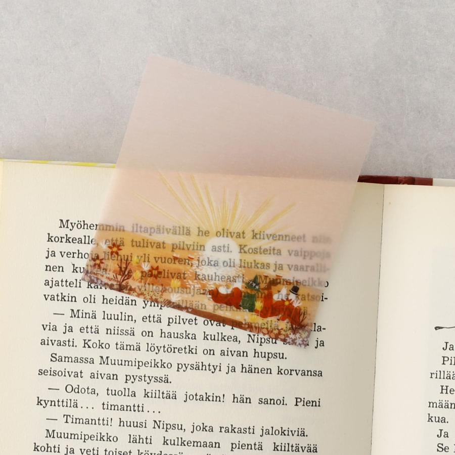 MOOMIN（ムーミン） 付箋 とうめいふせん 透明 グッズ ギフト メモ帳