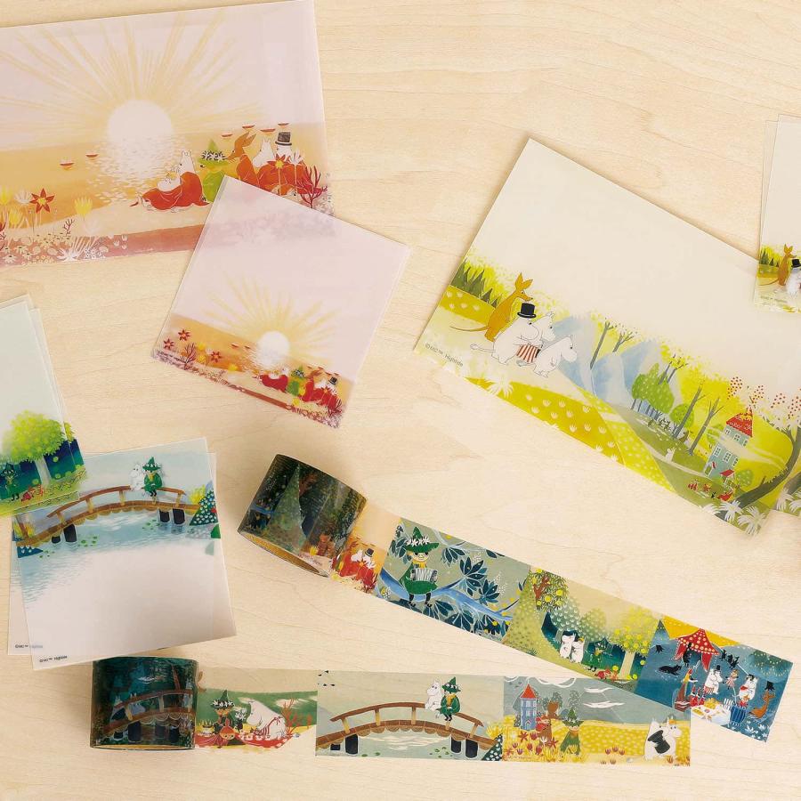 レターセット ムーミン MOOMIN トレペレター トレーシング 手紙 便箋 封筒 透け おしゃれ かわいい 大人 | MOOMIN | 17