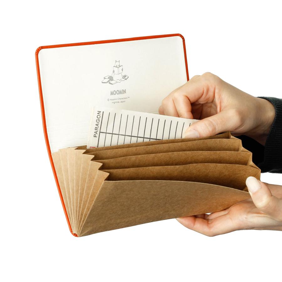 レシートホルダー 財布 MOOMIN ムーミン レシートホルダー レシート入れ レシートケース お札入れ じゃばら 領収書 仕分けHIGHTIDE ハイタイド | MOOMIN | 08