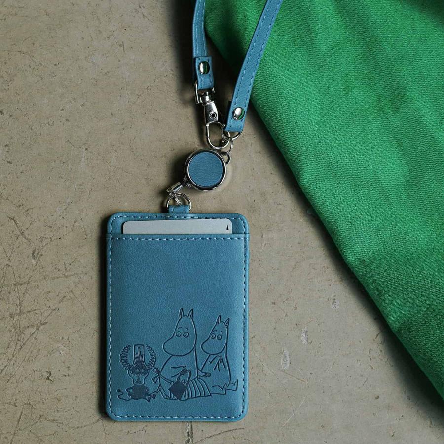 パスケース リール付き  定期入れ MOOMIN ムーミン パスケースレディース 子供用 通勤 カードケース 北欧 | MOOMIN | 16