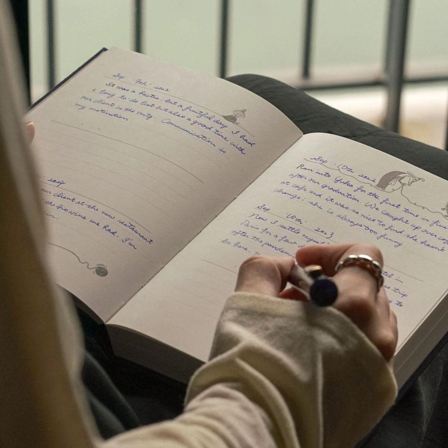 3年日記 Moomin ムーミン 日記帳 ダイアリー ログ 記録 三年 育児日記 ノート ミイ 北欧 かわいい おしゃれ お祝い ギフト プレゼント | HIGHTIDE | 19