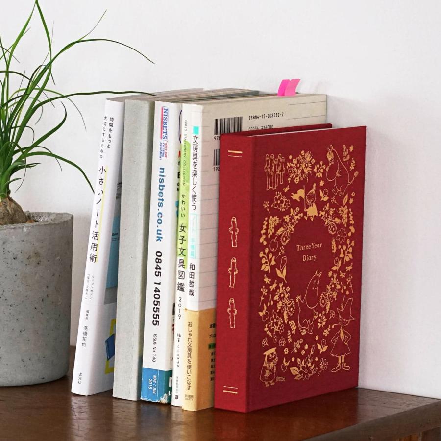 3年日記 Moomin ムーミン 日記帳 ダイアリー ログ 記録 三年 育児日記 ノート ミイ 北欧 かわいい おしゃれ お祝い ギフト プレゼント | HIGHTIDE | 20