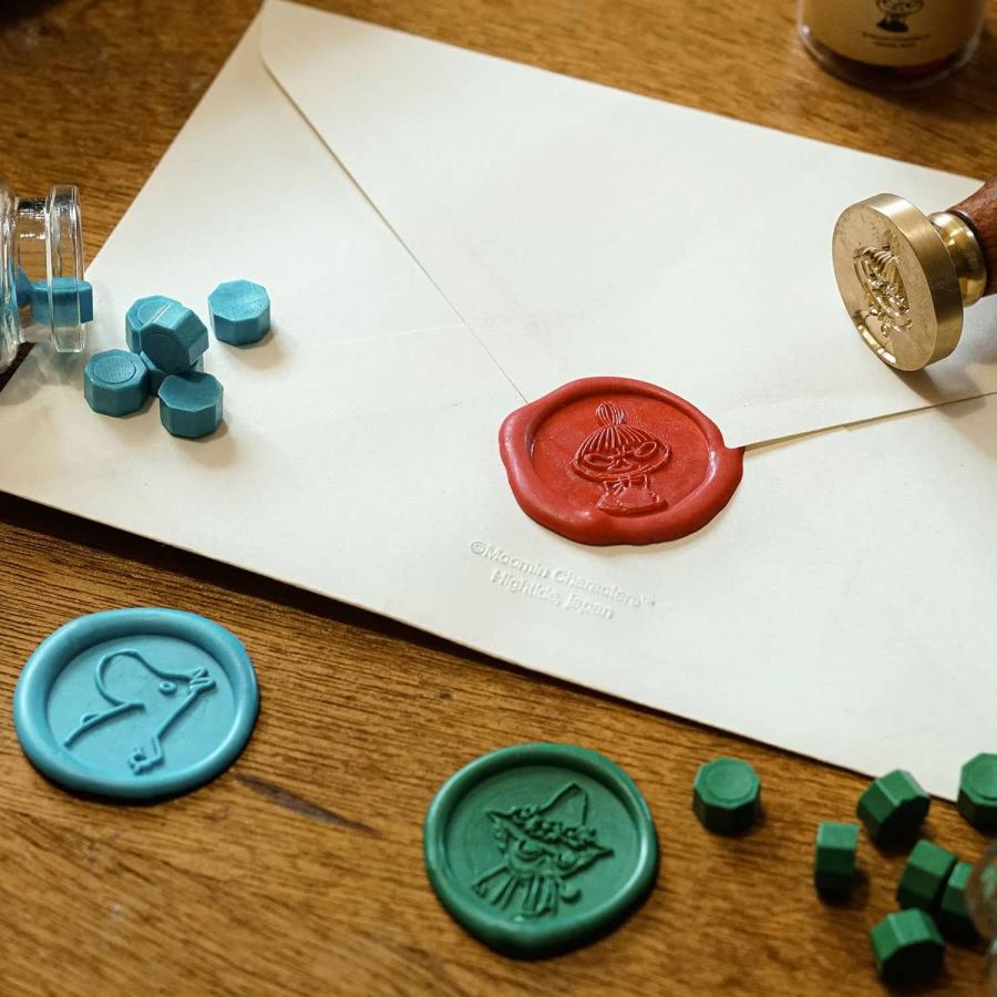 シーリングスタンプ 蝋封 ワックス シール MOOMIN ムーミン シーリングスタンプセット スタンプ ムーミン 手紙 贈り物 | MOOMIN | 15