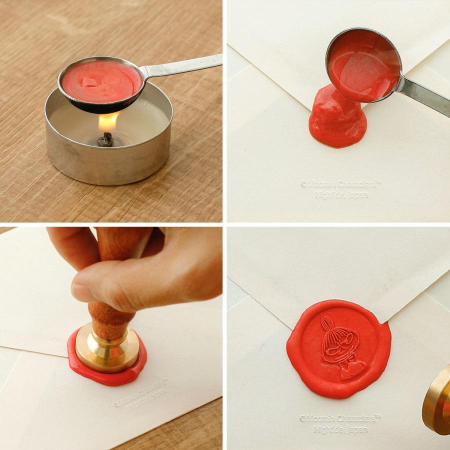 MOOMIN SEALING WAX スタンプセット MOOMIN シーリングスタンプ 蝋封 ワックス シール ムーミン