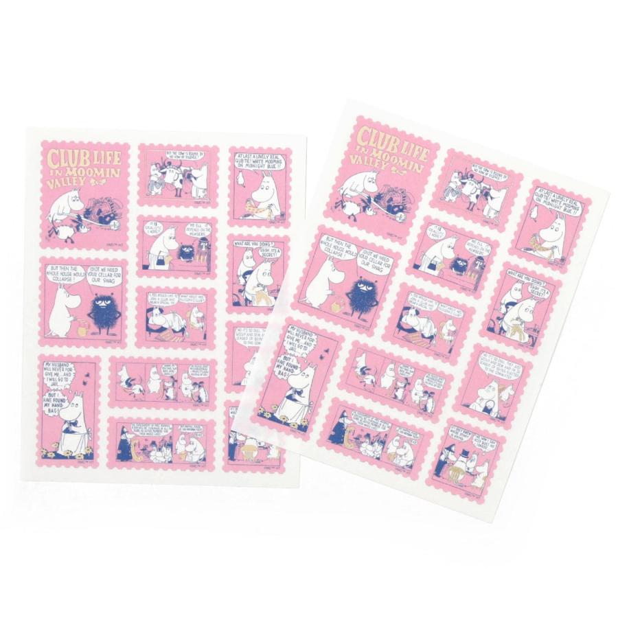 シール MOOMIN ムーミン 切手風シール ステッカー デコレーション ラッピング 手帳アクセサリー | MOOMIN | 05