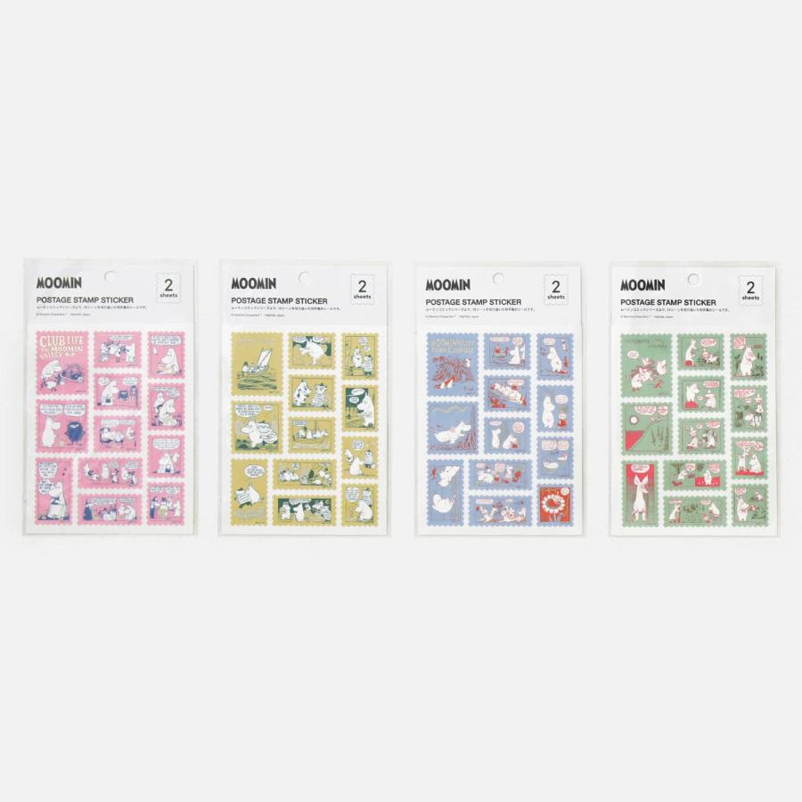シール MOOMIN ムーミン 切手風シール ステッカー デコレーション ラッピング 手帳アクセサリー | MOOMIN | 13