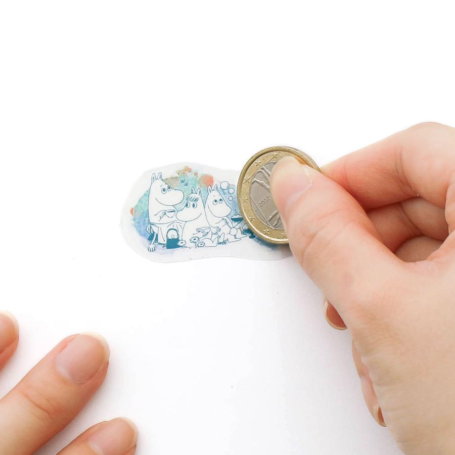 転写シート MOOMIN ムーミン カラー転写シール こする 手帳 日記 デコ デコレーション コラージュ おしゃれ DIY ミイ スナフキン ニョロニョロ かわいい | MOOMIN | 09