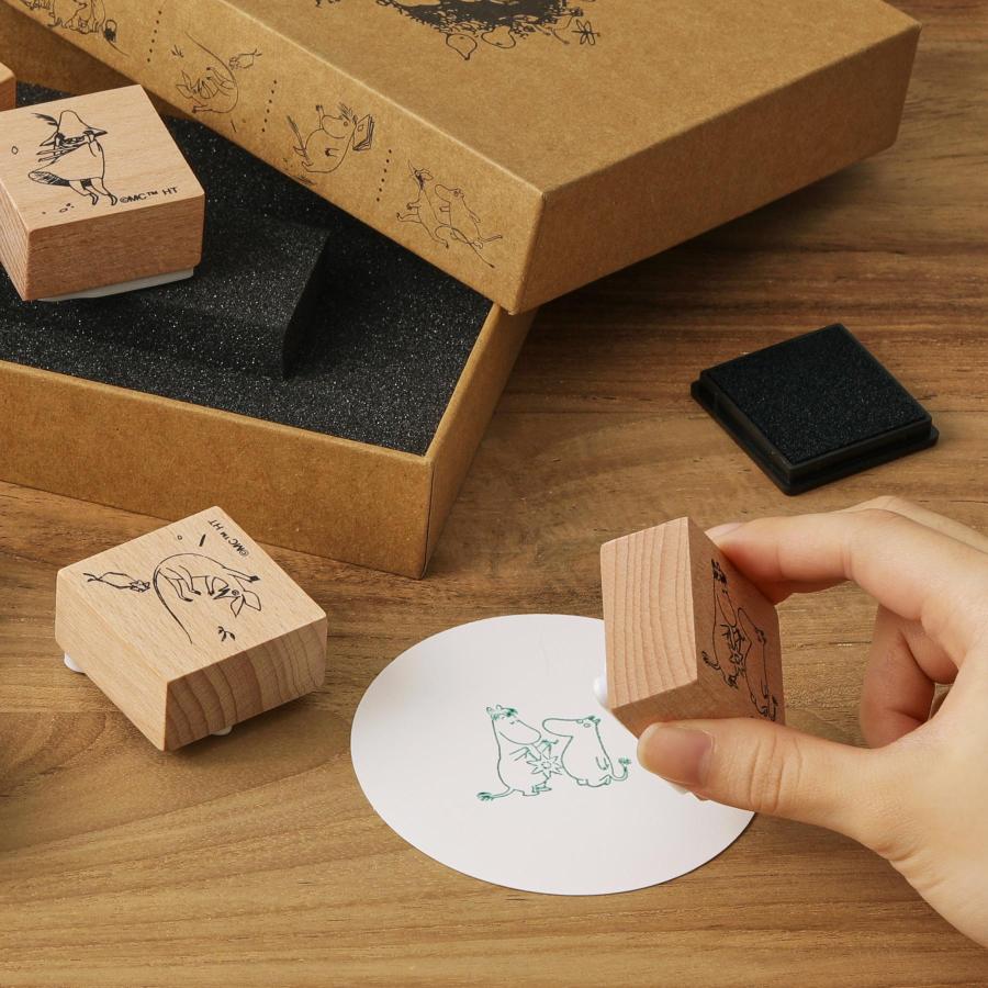 ムーミン スタンプセット インクパッド付き カラー ハンコ 判子 | MOOMIN | 11