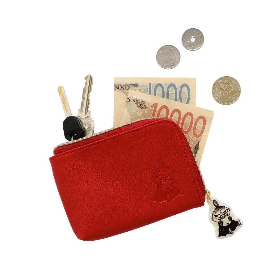 財布 MOOMIN ムーミン Lパース ミニ財布 コインケース 小銭入れ アクセサリー入れ 薄型 ミニウォレット カードケース | MOOMIN | 08