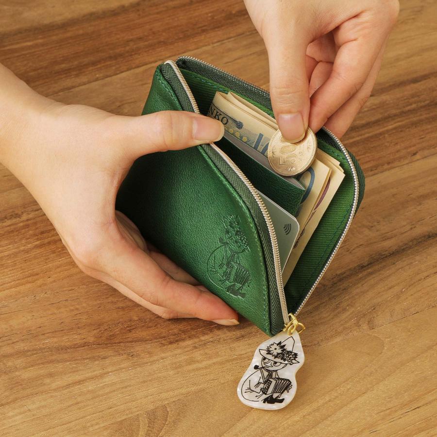 財布 MOOMIN ムーミン Lパース ミニ財布 コインケース 小銭入れ アクセサリー入れ 薄型 ミニウォレット カードケース | MOOMIN | 10