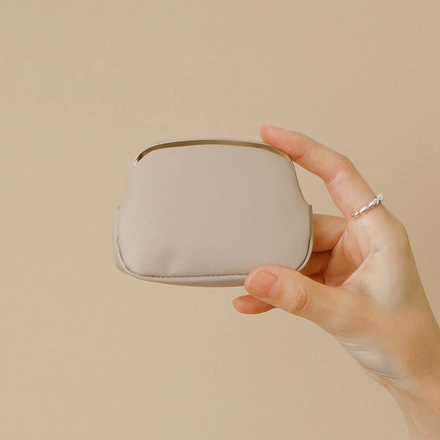 コインケース レザーがま口ポーチ (S) アクセサリー キー 印鑑 イヤホン リップ 収納 革 旅行 トラベル | HIGHTIDE | 11