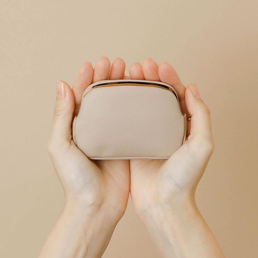 コインケース レザーがま口ポーチ (S) アクセサリー キー 印鑑 イヤホン リップ 収納 革 旅行 トラベル | HIGHTIDE | 10