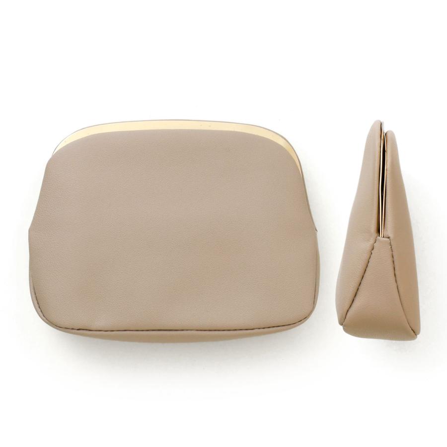 財布 レディース レザーがま口ポーチ (M) アクセサリー キー 小物入れ 印鑑 イヤホン リップ 革 旅行 トラベル | HIGHTIDE | 03