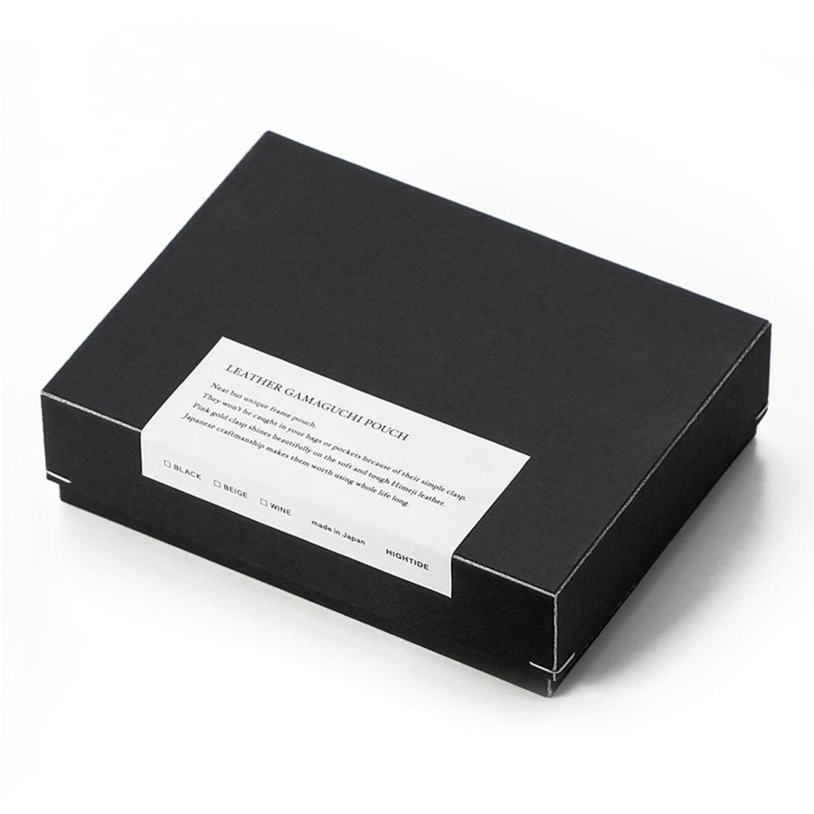 財布 レディース レザーがま口ポーチ (M) アクセサリー キー 小物入れ 印鑑 イヤホン リップ 革 旅行 トラベル | HIGHTIDE | 07