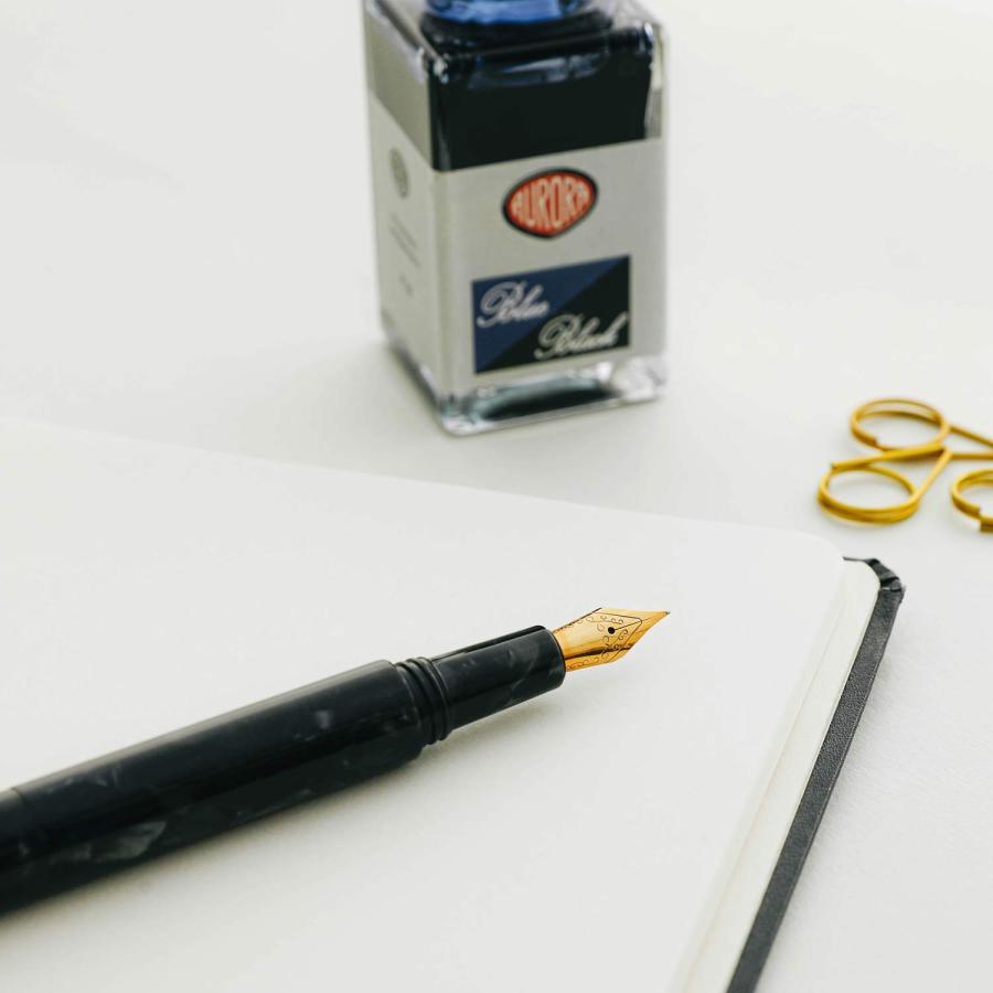 HIGHTIDE 万年筆 attache アタシェ マーブル万年筆 F コンパクト