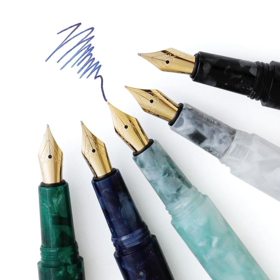 HIGHTIDE 万年筆 attache アタシェ マーブル万年筆 F コンパクト HIGHTIDE 万年筆 attache アタシェ マーブル万年筆 F コンパクト
