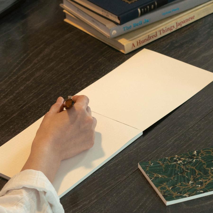 メモ帳 attache アタシェ レタープレスメモパッド A5 ノート 活版印刷 フールス紙 高級 ギフト おしゃれ | HIGHTIDE | 08