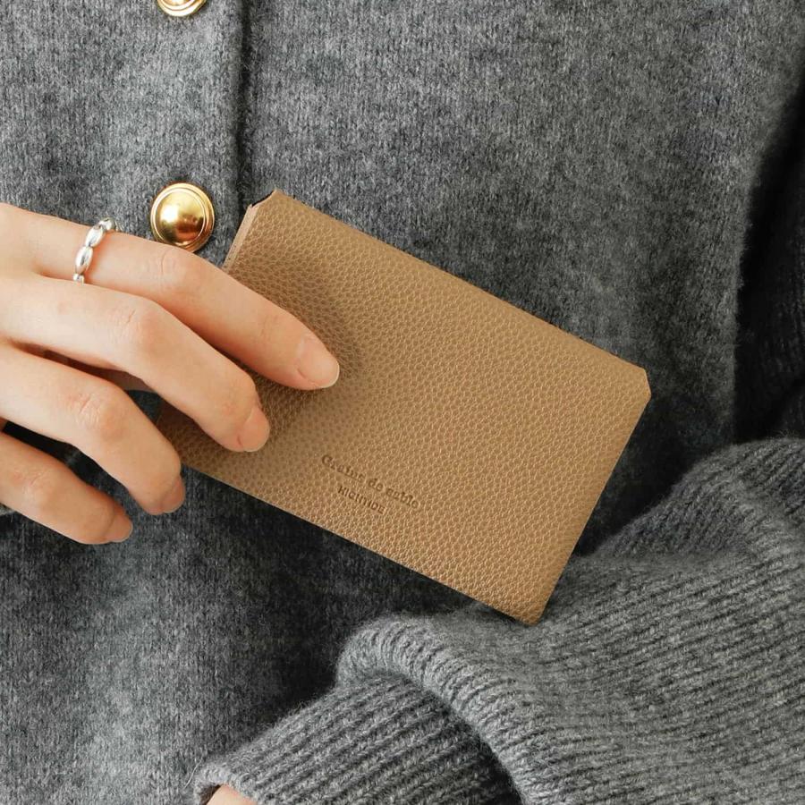名刺入れ レディース Grains de sable サーブル 名刺ケース カードケース メンズ 男性 女性 二つ折り 20代 30代 40代 マグネット 磁石 軽量 おしゃれ | HIGHTIDE | 14