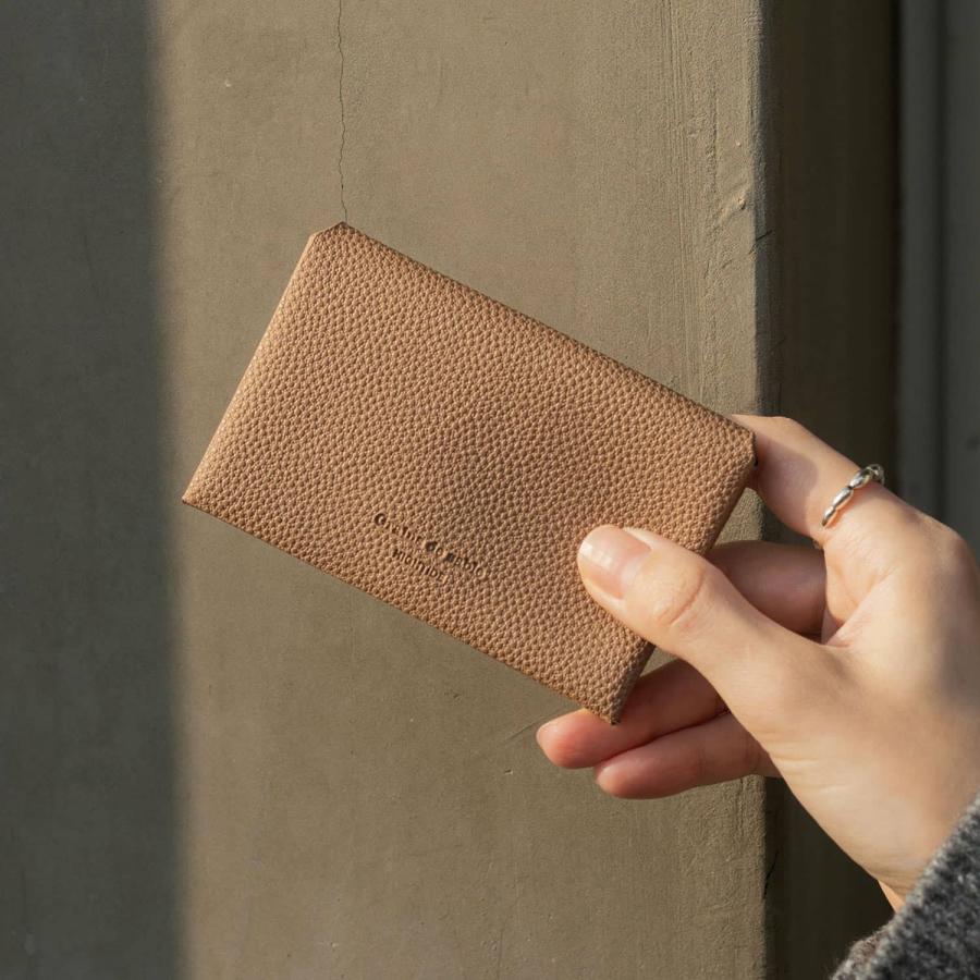 名刺入れ レディース Grains de sable サーブル 名刺ケース カードケース メンズ 男性 女性 二つ折り 20代 30代 40代 マグネット 磁石 軽量 おしゃれ | HIGHTIDE | 16
