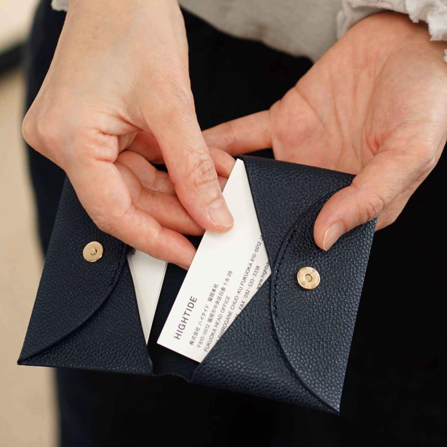 名刺入れ レディース Grains de sable サーブル 名刺ケース カードケース メンズ 男性 女性 二つ折り 20代 30代 40代 マグネット 磁石 軽量 おしゃれ | HIGHTIDE | 20