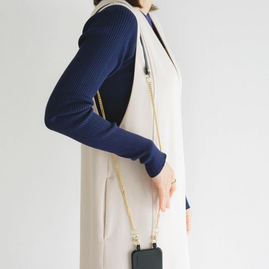 スマホショルダー Grains de sable サーブル チェーンストラップ ショルダー ネックストラップ 肩掛け おしゃれ レディース 紐 肩ひも | HIGHTIDE