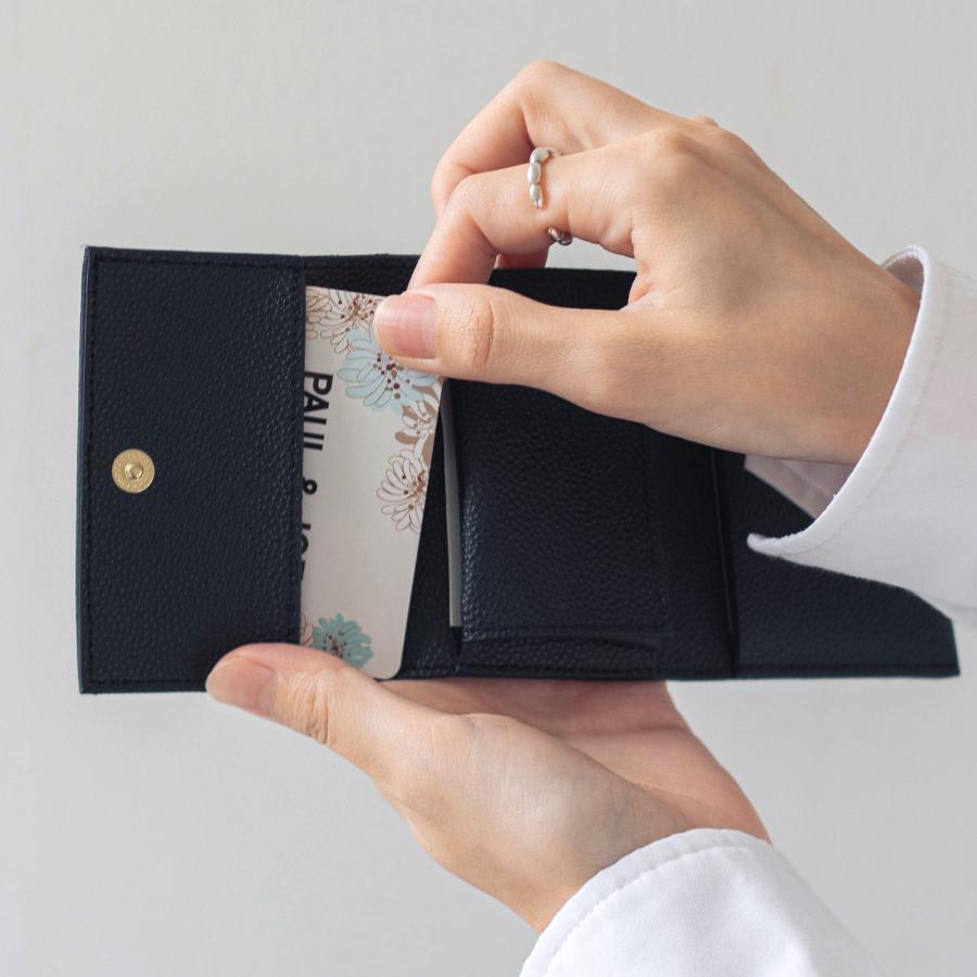 レディース 三つ折り財布  Grains de sable Trifold Wallet サーブル 三つ折り財布 ミニ財布 コンパクト 札入れ コインケース 小銭入れ サブ財布 結婚式 ライブ | HIGHTIDE | 13