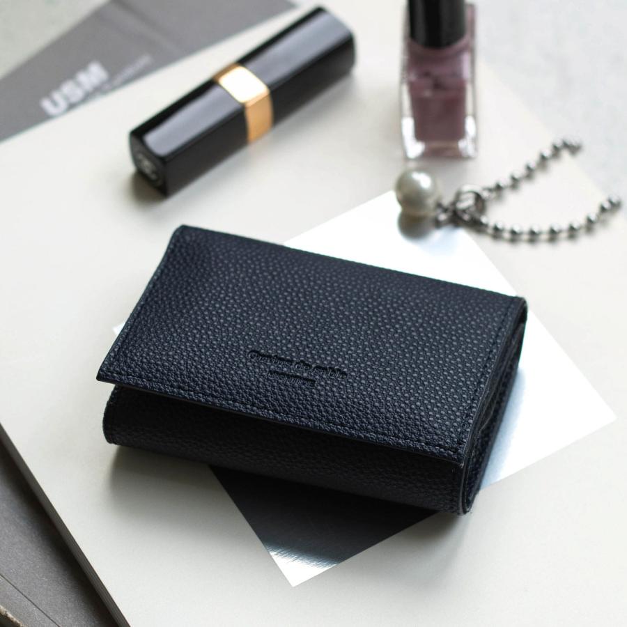 レディース 三つ折り財布  Grains de sable Trifold Wallet サーブル 三つ折り財布 ミニ財布 コンパクト 札入れ コインケース 小銭入れ サブ財布 結婚式 ライブ | HIGHTIDE | 22