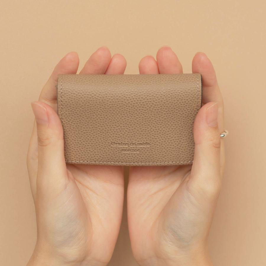 HIGHTIDE レディース 三つ折り財布 Grains de sable Trifold