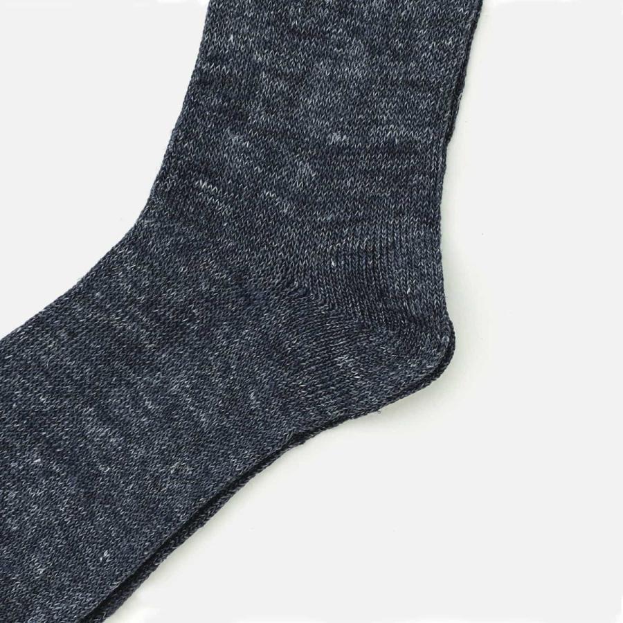 靴下 メンズ OBSCURE SOCKS M - ILEX オブスキュアソックス アイレックス 麻 ソックス リネン クルーソックス | HIGHTIDE | 09