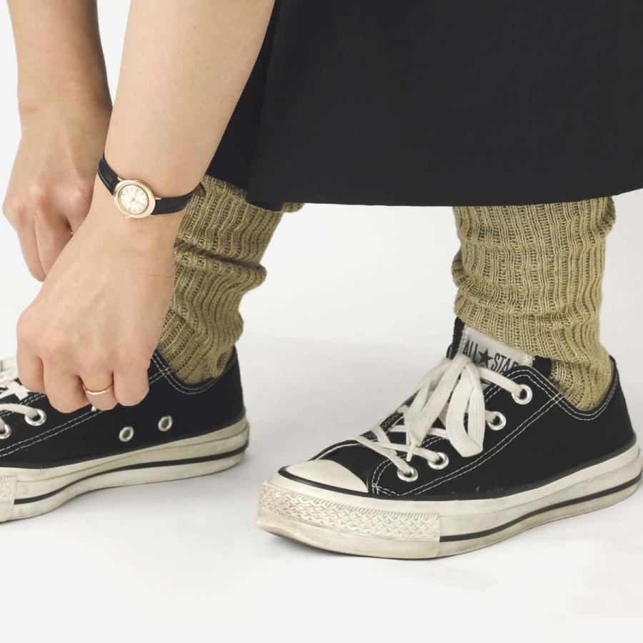 靴下 レディース OBSCURE SOCKS W - MUSA オブスキュアソックス ムサ 麻 ソックス リネン クルーソックス クルー丈 ミドル丈 ハイソックス | HIGHTIDE | 05