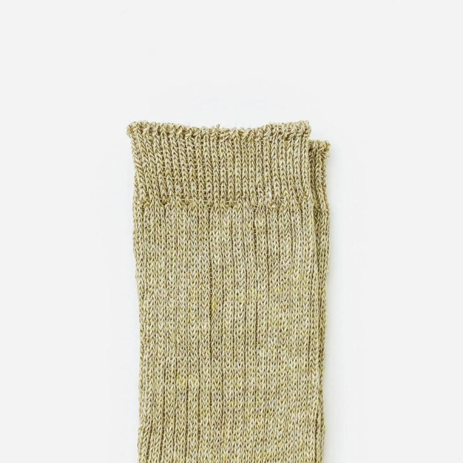 靴下 レディース OBSCURE SOCKS W - MUSA オブスキュアソックス ムサ 麻 ソックス リネン クルーソックス クルー丈 ミドル丈 ハイソックス | HIGHTIDE | 10