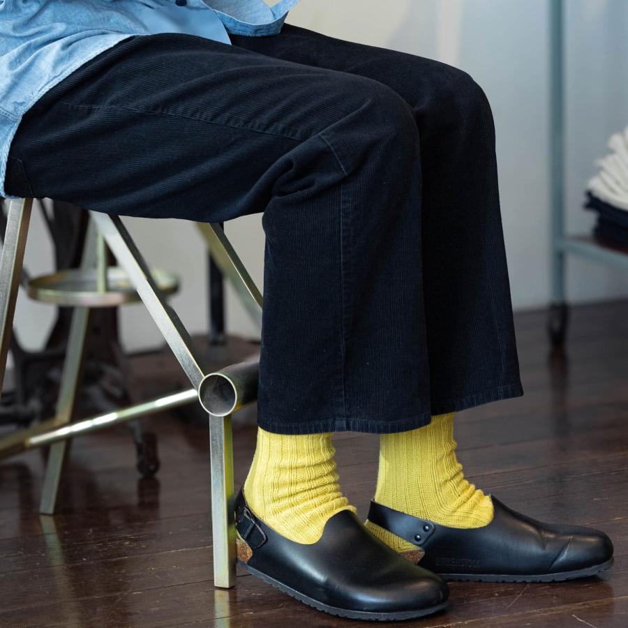 靴下 メンズ OBSCURE SOCKS M - MAGNOLIA オブスキュアソックス マグノリア ローゲージソックス コットン ソックス クルーソックス | OBSCURE SOCKS | 25