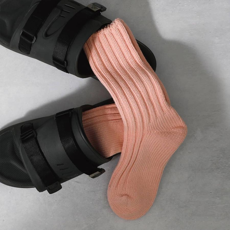 靴下 メンズ OBSCURE SOCKS M - MAGNOLIA オブスキュアソックス マグノリア ローゲージソックス コットン ソックス クルーソックス | OBSCURE SOCKS | 28