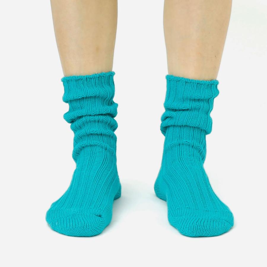 靴下 レディース OBSCURE SOCKS W - MAGNOLIA オブスキュアソックス マグノリア  ローゲージソックス コットン ソックス クルーソックス | OBSCURE SOCKS | 23