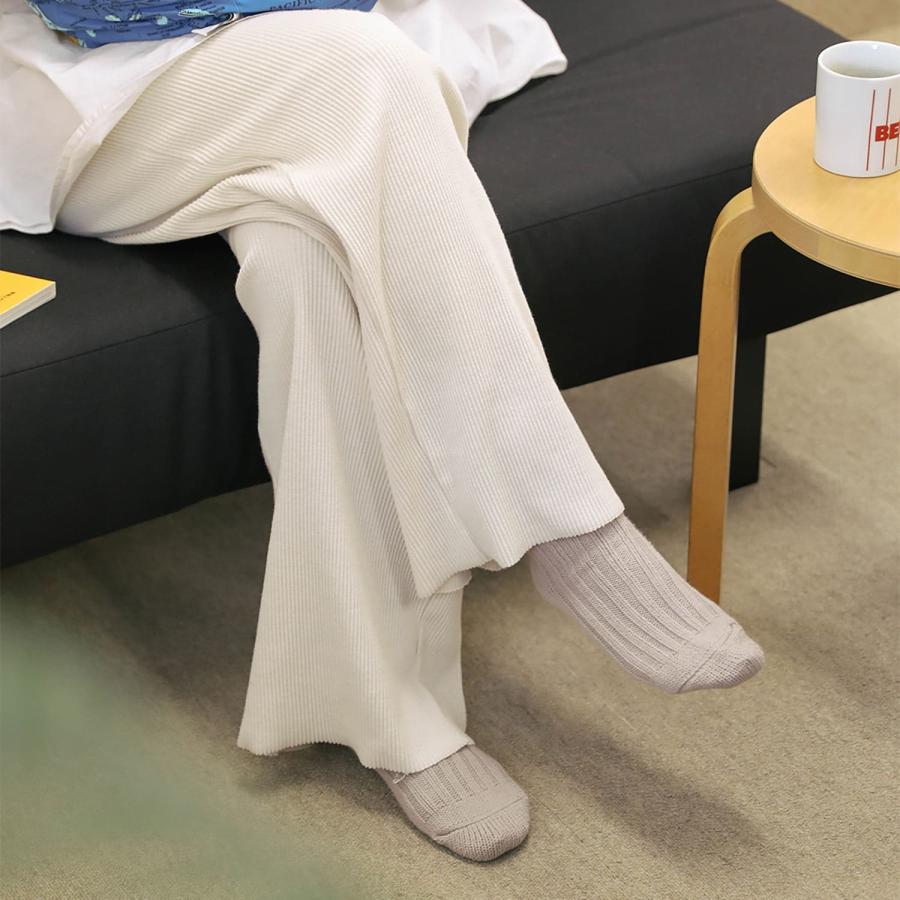 靴下 レディース OBSCURE SOCKS W - MAGNOLIA オブスキュアソックス マグノリア  ローゲージソックス コットン ソックス クルーソックス | OBSCURE SOCKS | 26