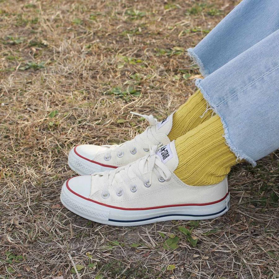 靴下 レディース OBSCURE SOCKS W - MAGNOLIA オブスキュアソックス マグノリア  ローゲージソックス コットン ソックス クルーソックス | OBSCURE SOCKS | 25