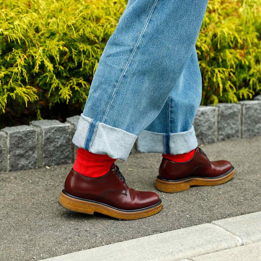 靴下 レディース OBSCURE SOCKS W - MAGNOLIA オブスキュアソックス マグノリア  ローゲージソックス コットン ソックス クルーソックス | OBSCURE SOCKS | 28