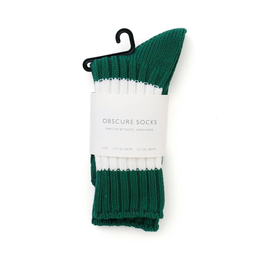 靴下 レディース OBSCURE SOCKS W - MAGNOLIA オブスキュアソックス マグノリア  ローゲージソックス コットン ソックス クルーソックス | OBSCURE SOCKS | 13